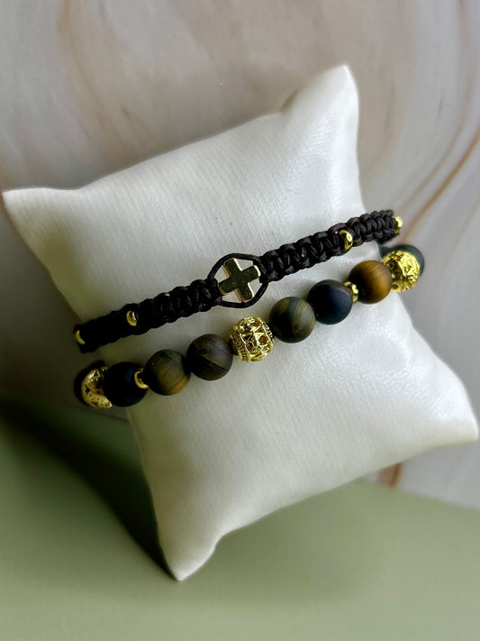 Matte Tiger’s Eye Bracelet