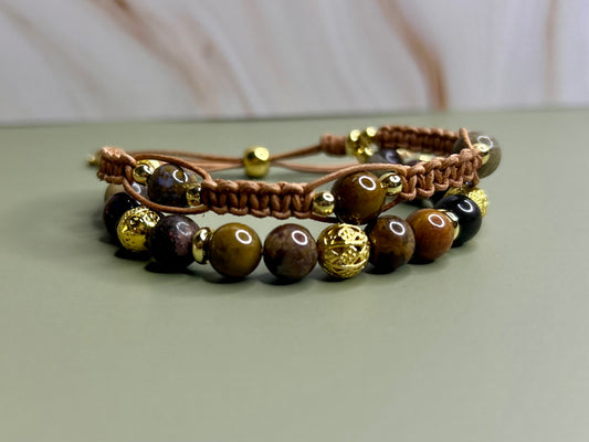 Bronzite Gemstone Bracelet