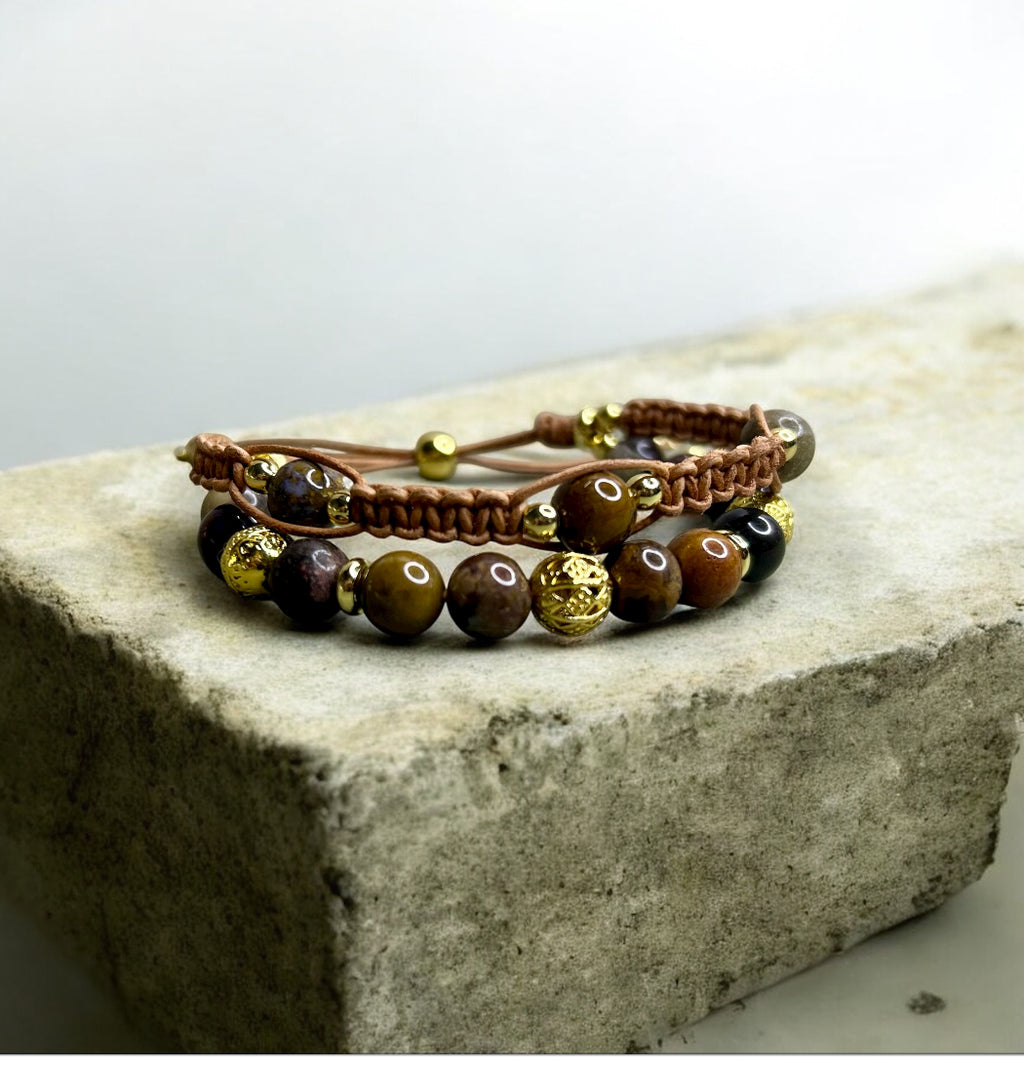 Bronzite Gemstone Bracelet