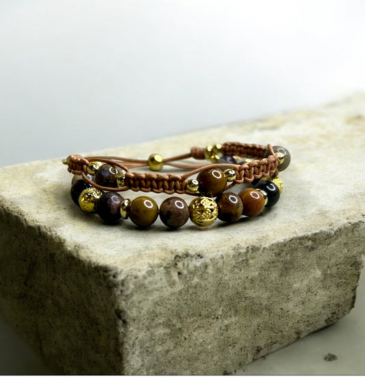 Bronzite Gemstone Bracelet