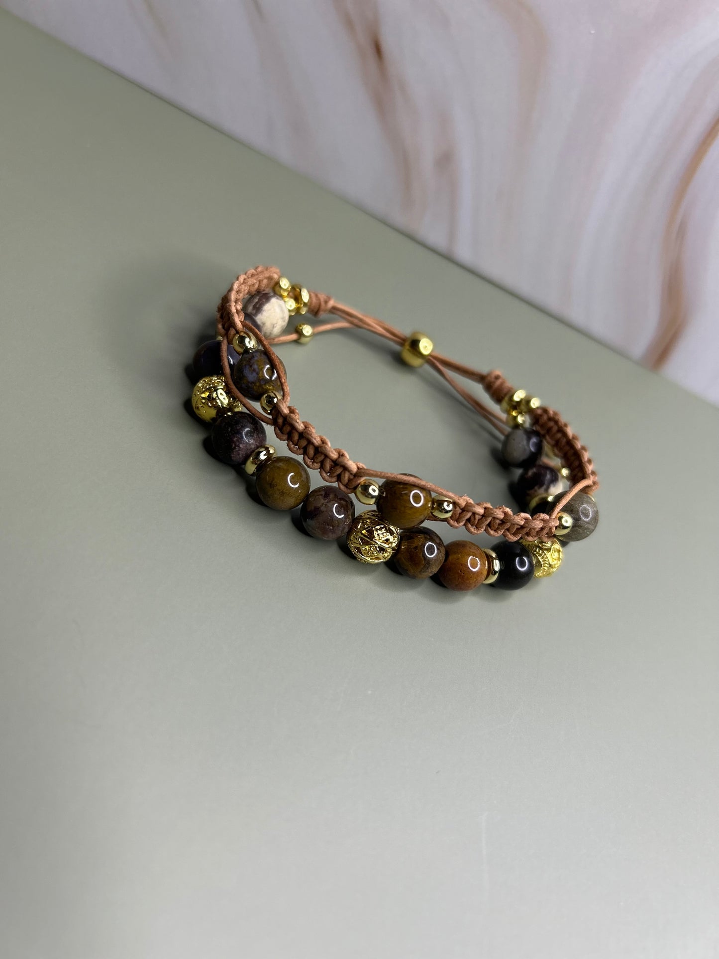 Bronzite Gemstone Bracelet