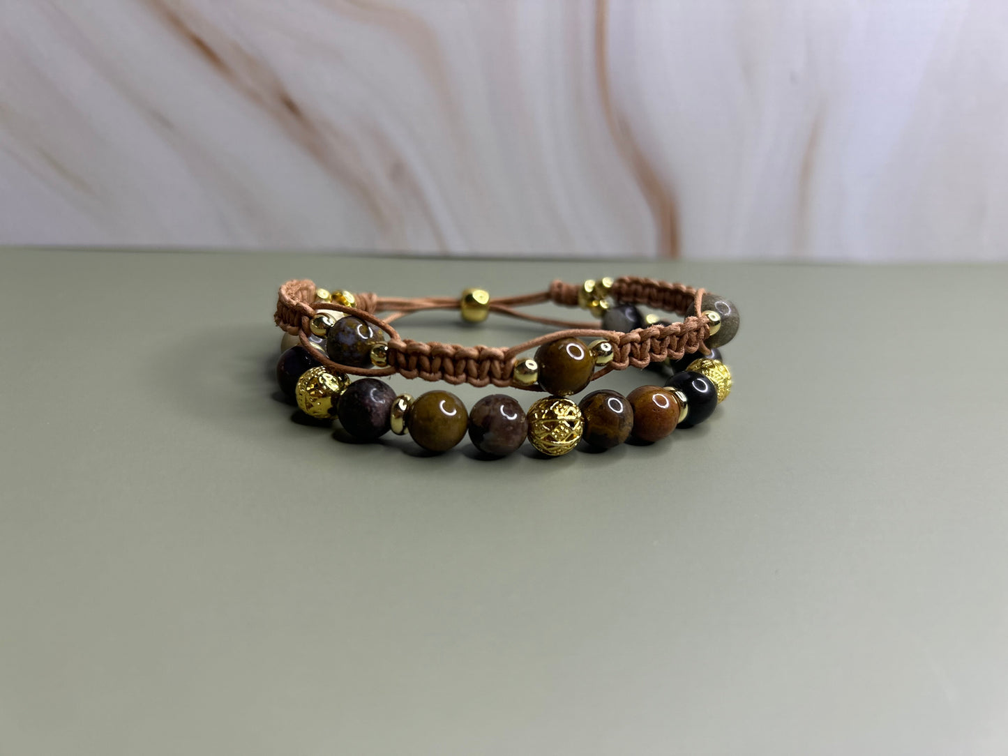 Bronzite Gemstone Bracelet