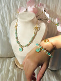 Celestial Tide Convertible Necklace – Amazonite & Freshwater Pearl 2-in-1 Necklace/Bracelet
