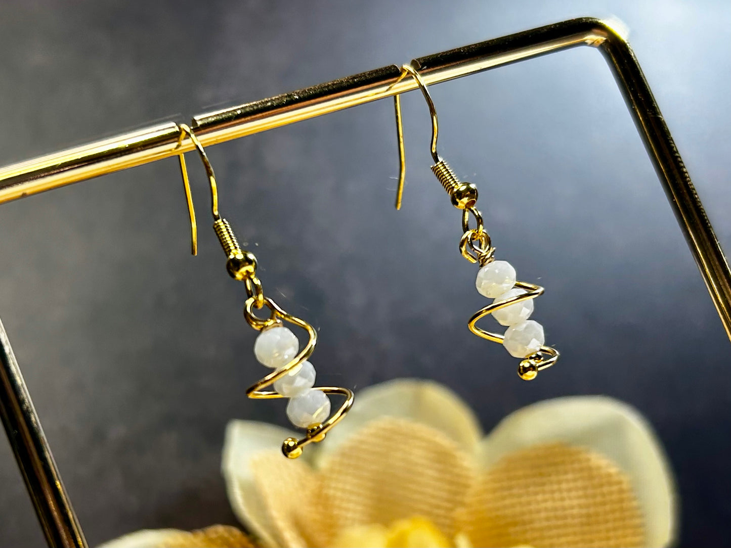 Handmade Swirl Earring