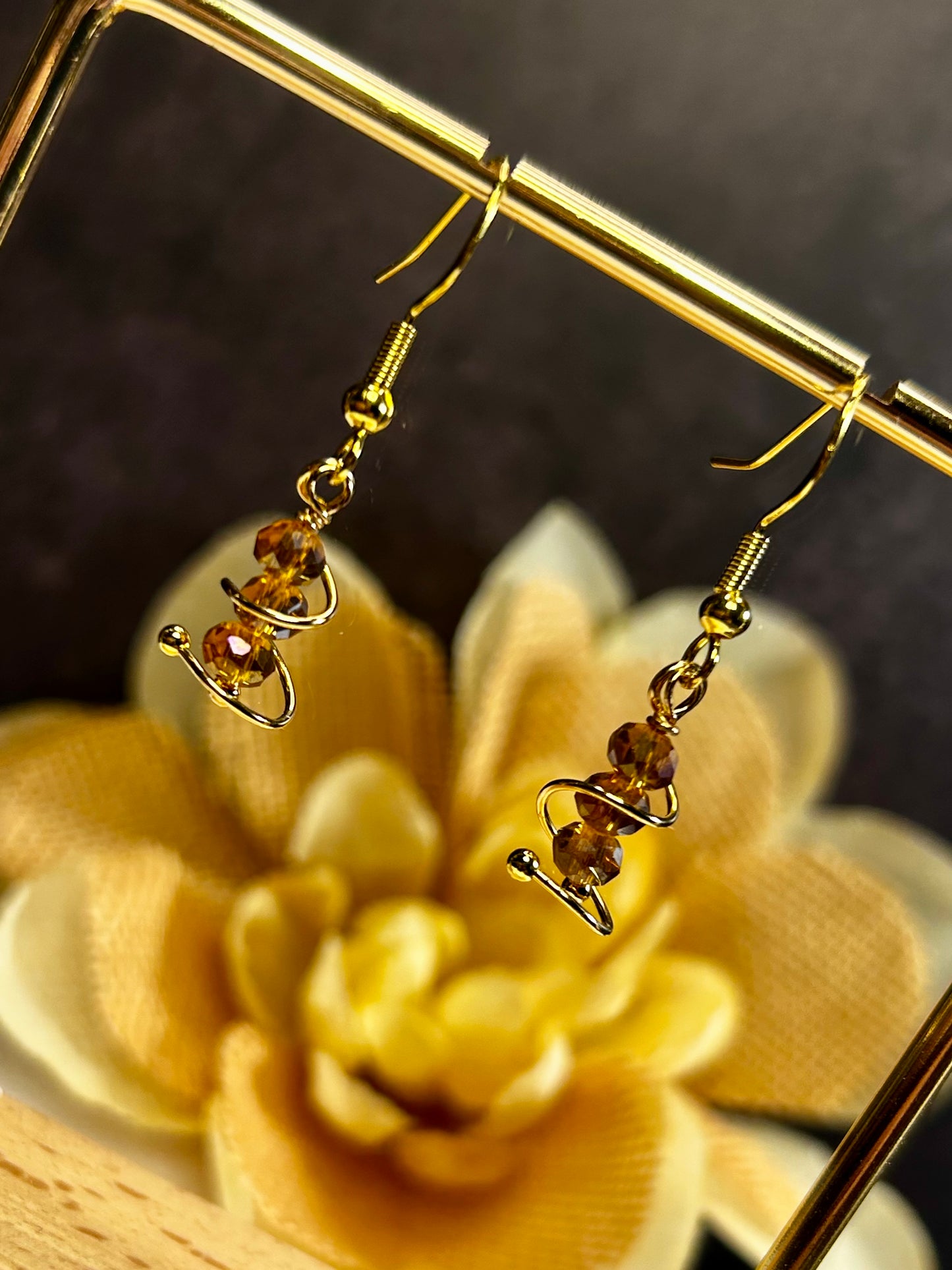 Handmade Swirl Earring